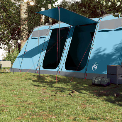 vidaXL Family Tent Tunnel 8-Person Blue Waterproof - 43295