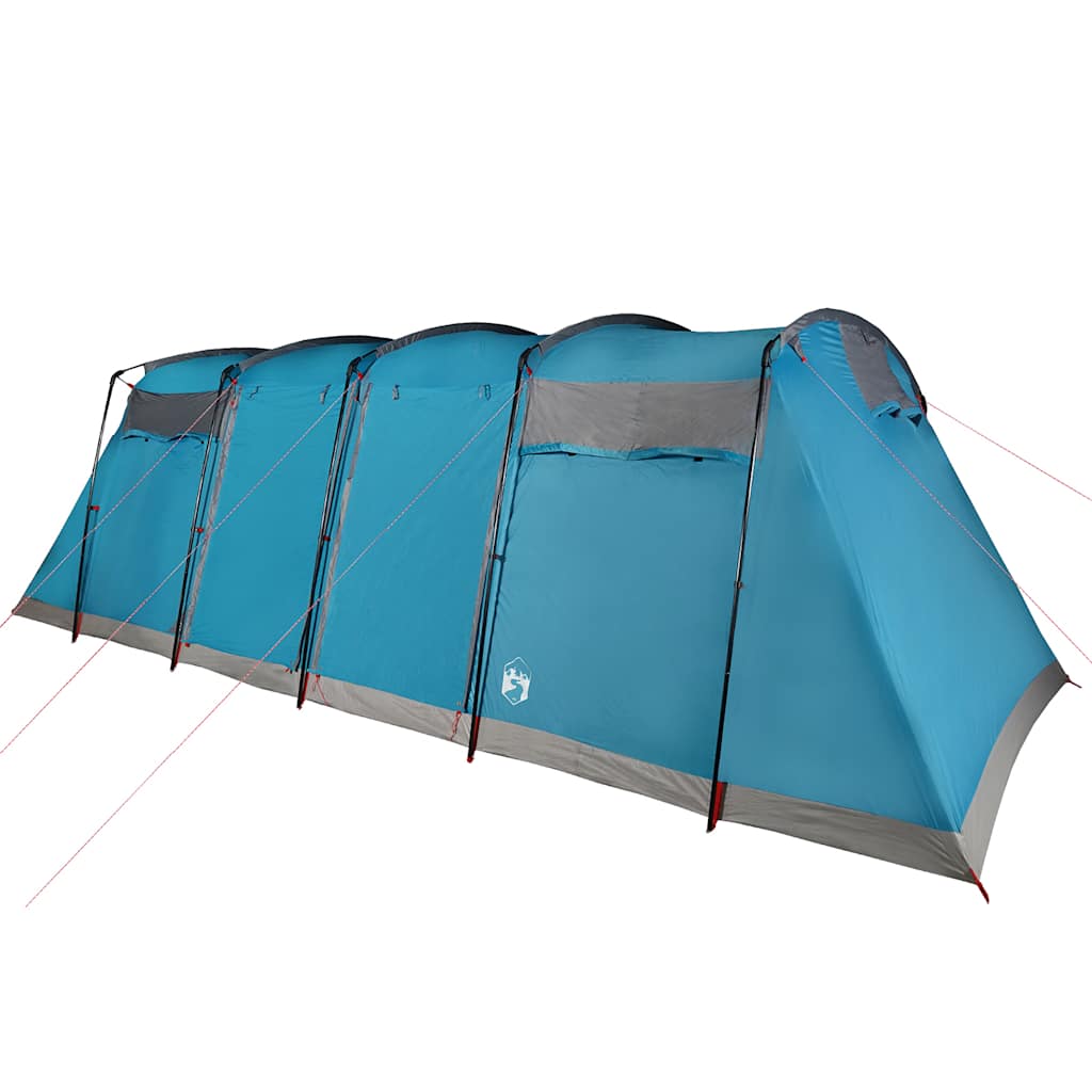 vidaXL Family Tent Tunnel 8-Person Blue Waterproof - 43295