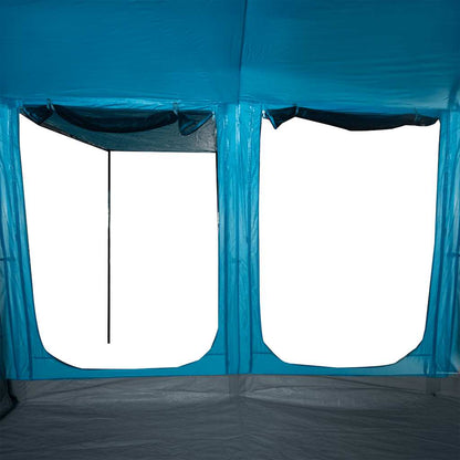 vidaXL Family Tent Tunnel 8-Person Blue Waterproof - 43295