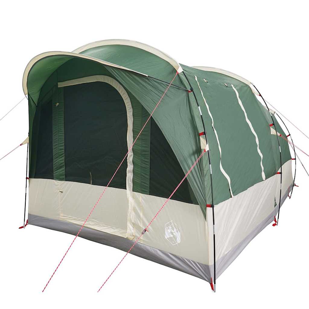 vidaXL Camping Tent Tunnel 3-Person Green Waterproof - 43315