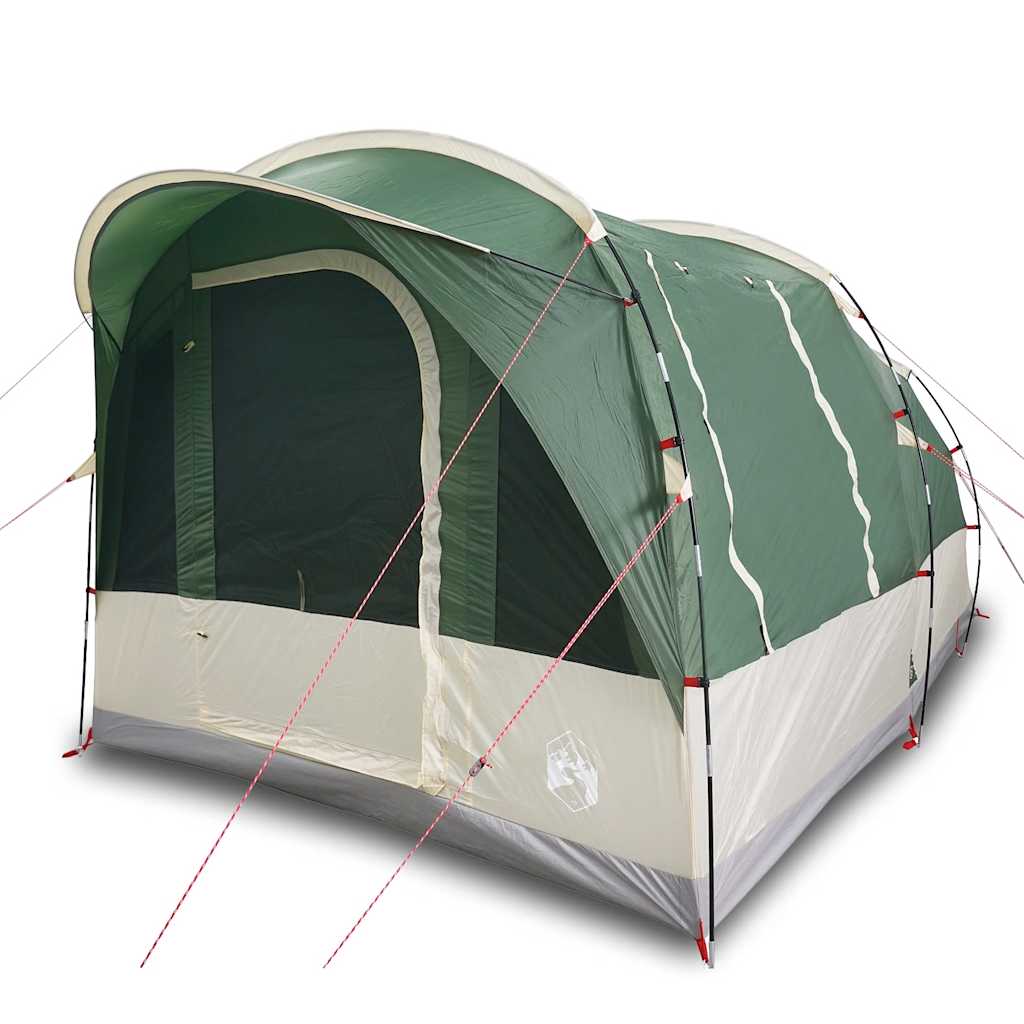 vidaXL Camping Tent Tunnel 3-Person Green Waterproof - 43315