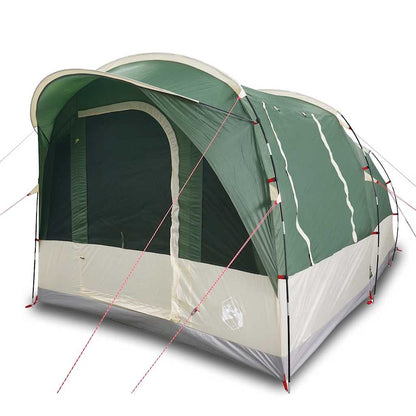 vidaXL Camping Tent Tunnel 3-Person Green Waterproof - 43315