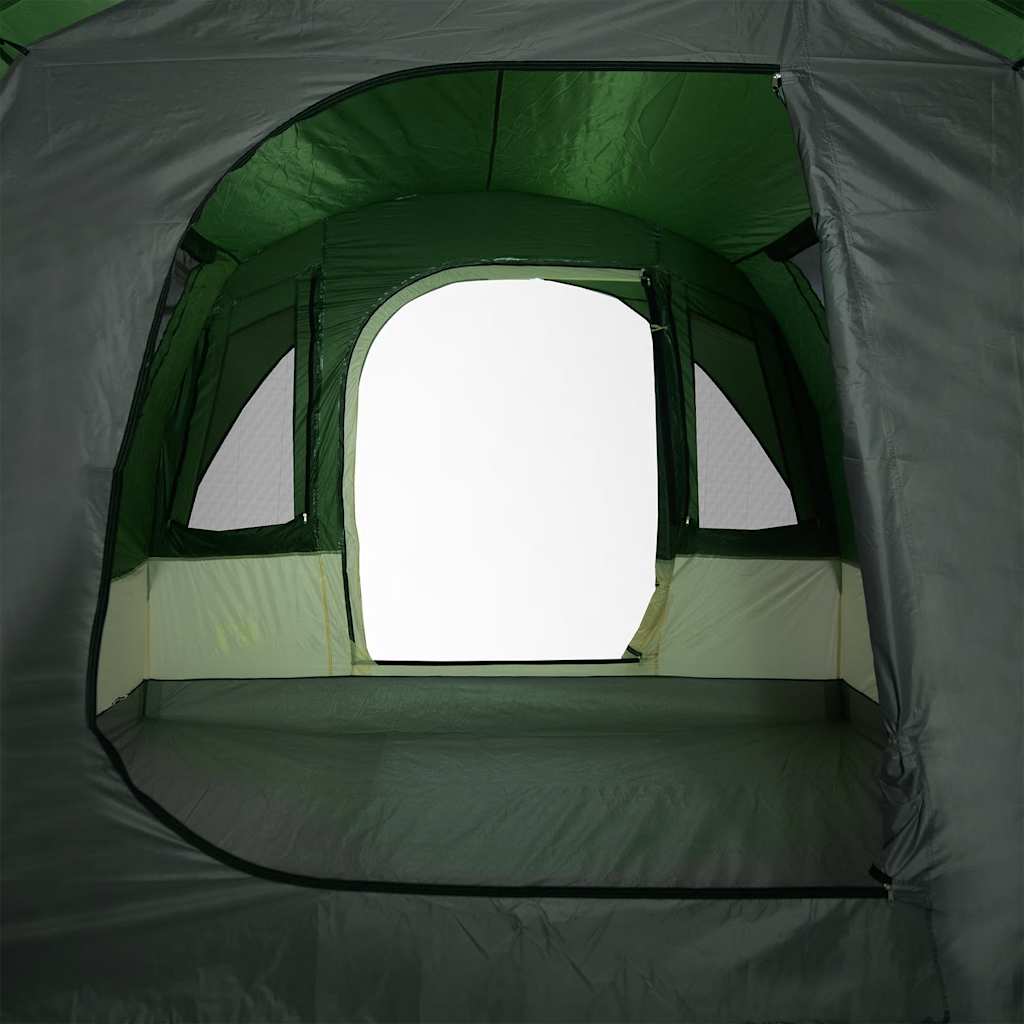 vidaXL Camping Tent Tunnel 3-Person Green Waterproof - 43315
