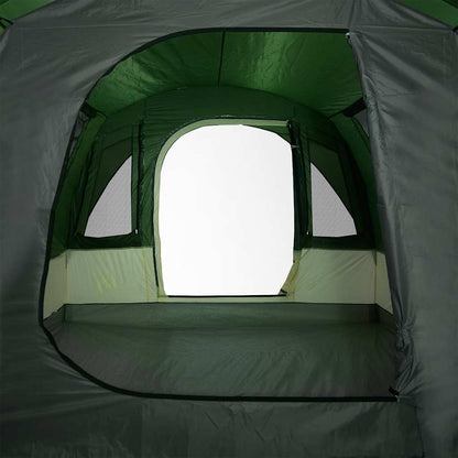 vidaXL Camping Tent Tunnel 3-Person Green Waterproof - 43315