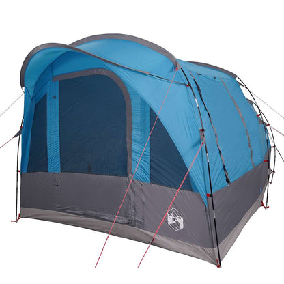vidaXL Camping Tent Tunnel 3-Person Blue Waterproof - 43328