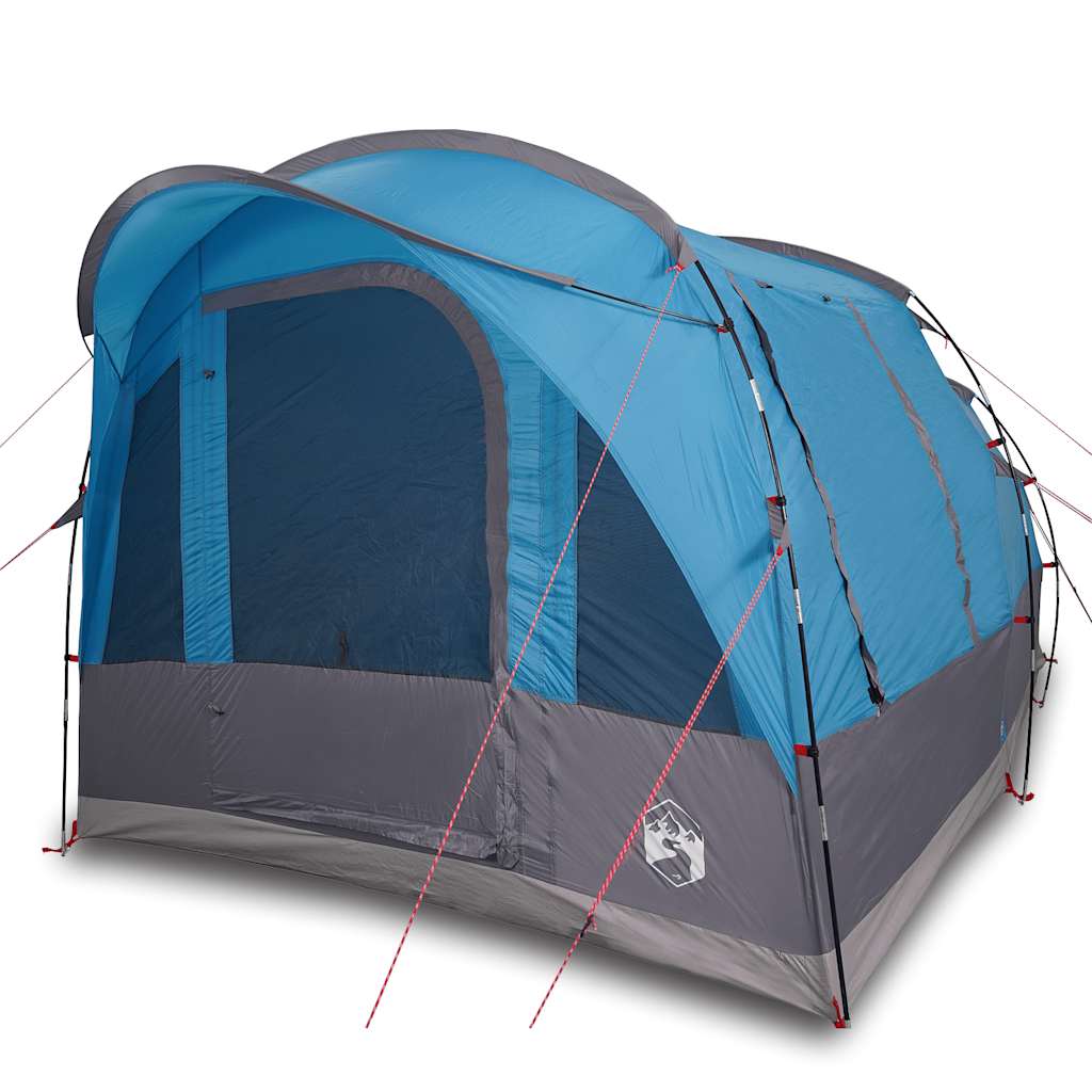 vidaXL Camping Tent Tunnel 3-Person Blue Waterproof - 43328