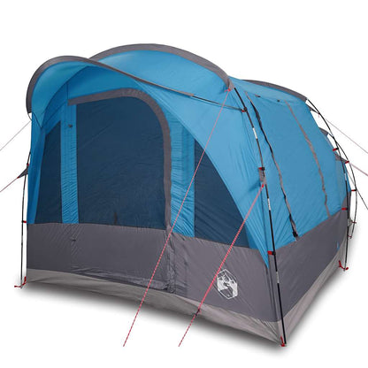 vidaXL Camping Tent Tunnel 3-Person Blue Waterproof - 43328
