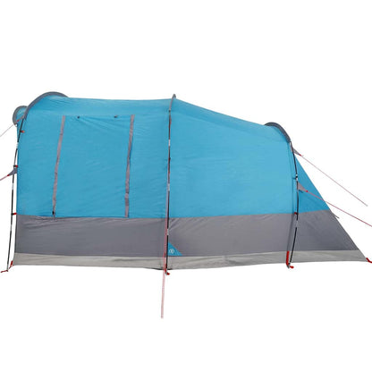 vidaXL Camping Tent Tunnel 3-Person Blue Waterproof - 43328