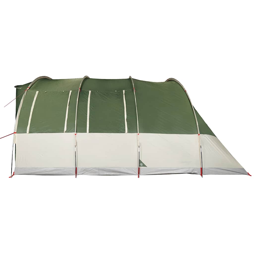 vidaXL Family Tent Tunnel 7-Person Green Waterproof