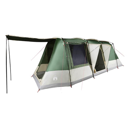 vidaXL Camping Tent Tunnel 4-Person Green Waterproof - 43345