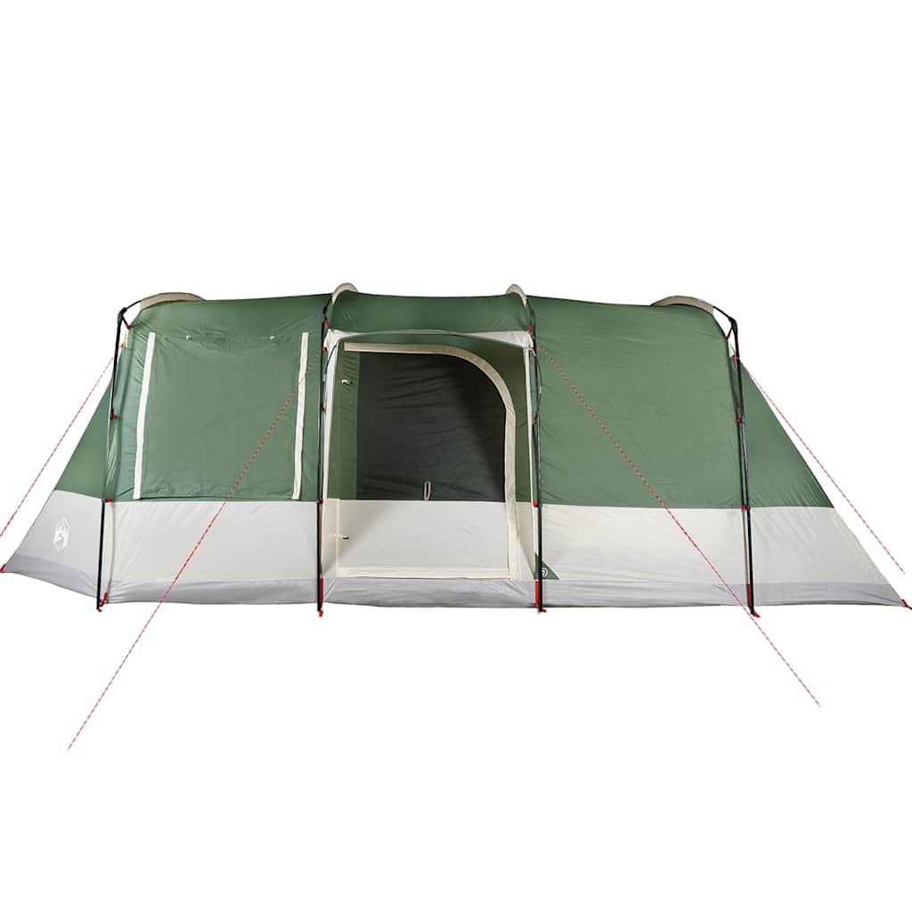 vidaXL Camping Tent Tunnel 4-Person Green Waterproof - 43345