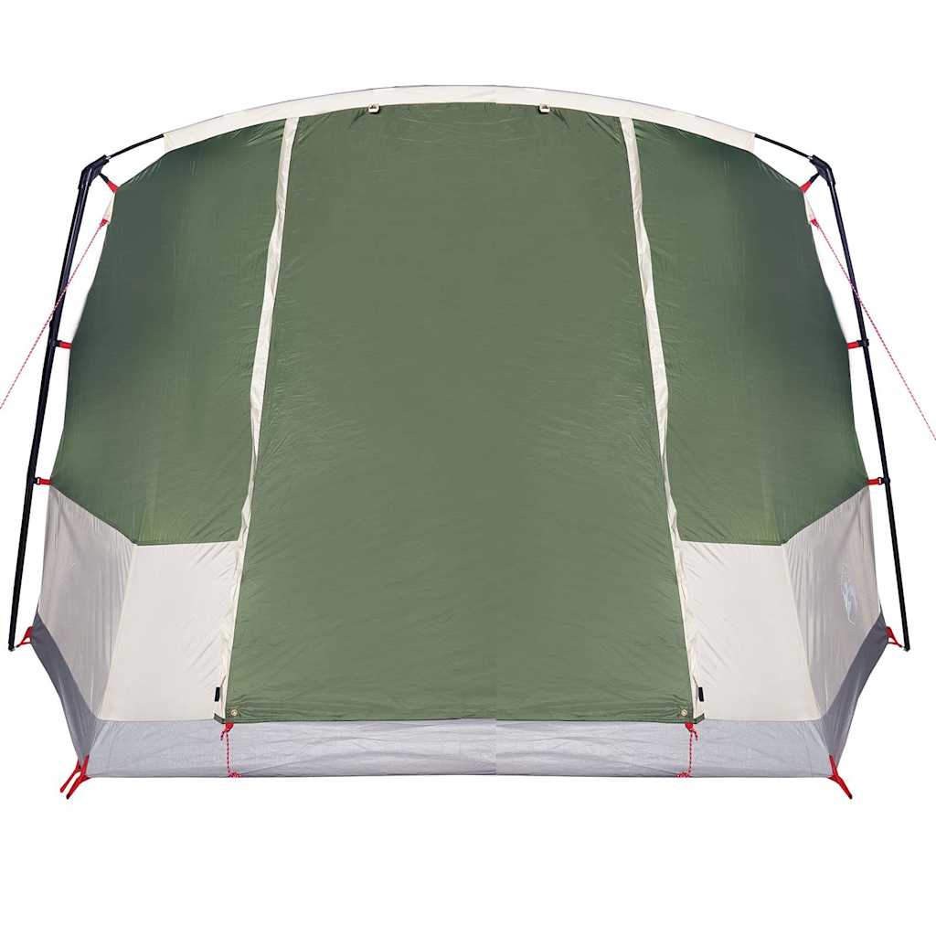 vidaXL Camping Tent Tunnel 4-Person Green Waterproof - 43345