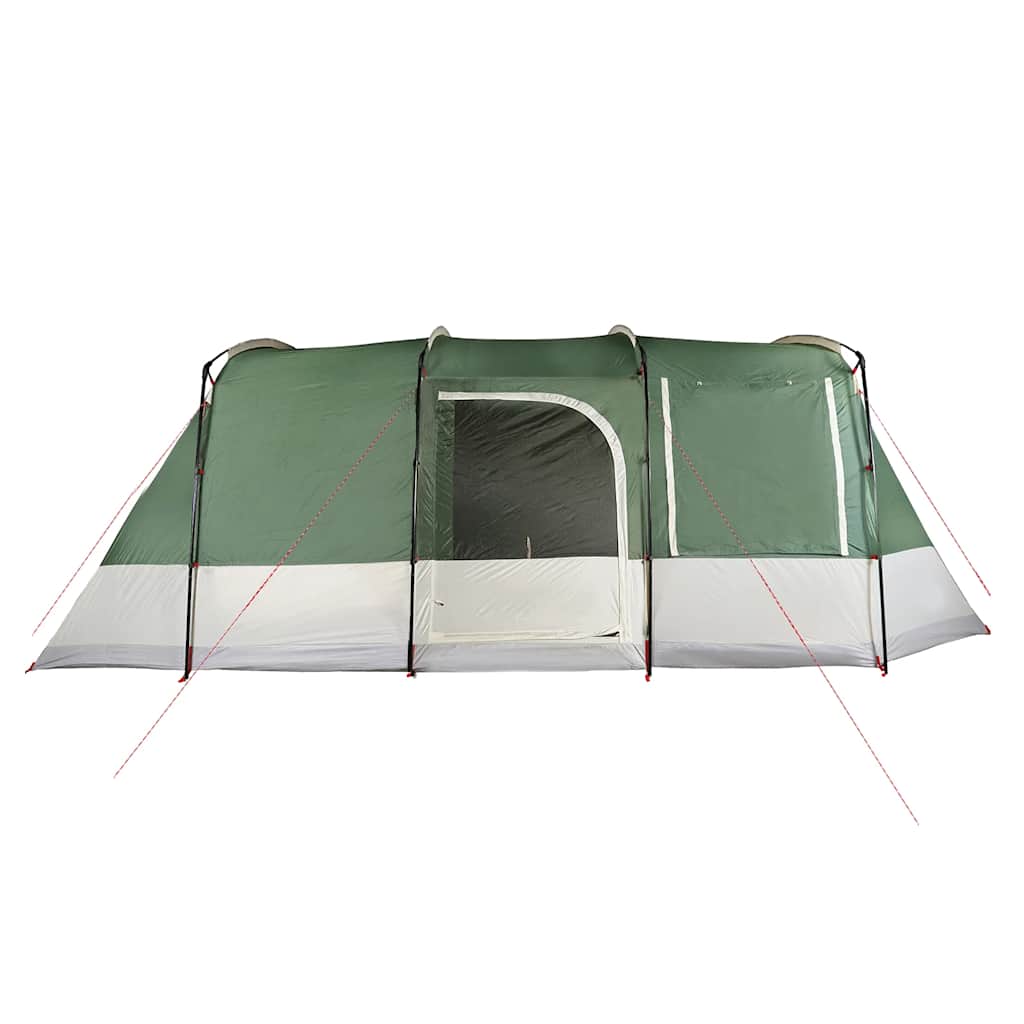 vidaXL Camping Tent Tunnel 4-Person Green Waterproof - 43345