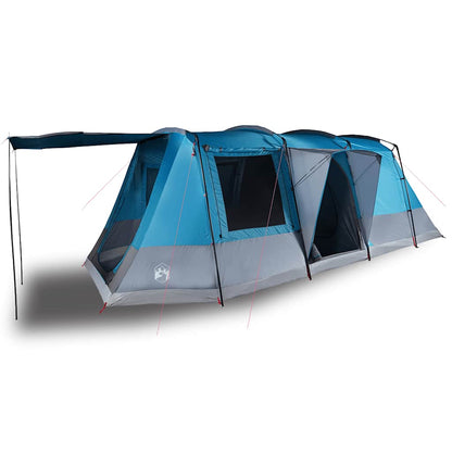 vidaXL Camping Tent Tunnel 4-Person Blue Waterproof - 43348