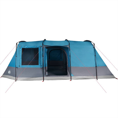 vidaXL Camping Tent Tunnel 4-Person Blue Waterproof - 43348