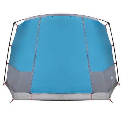 vidaXL Camping Tent Tunnel 4-Person Blue Waterproof - 43348