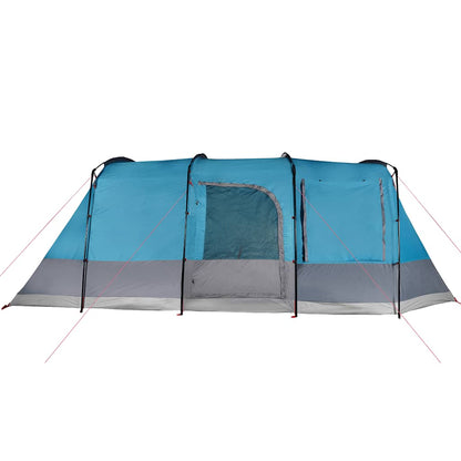 vidaXL Camping Tent Tunnel 4-Person Blue Waterproof - 43348
