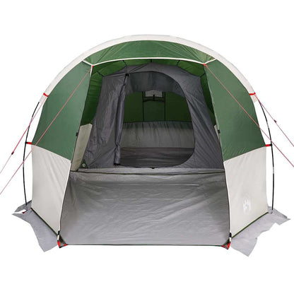 vidaXL Camping Tent Tunnel 4-Person Green Waterproof - 43366
