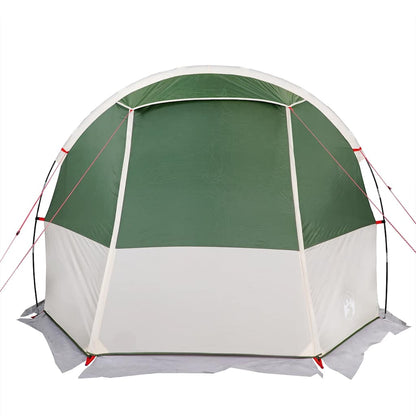 vidaXL Camping Tent Tunnel 4-Person Green Waterproof - 43366
