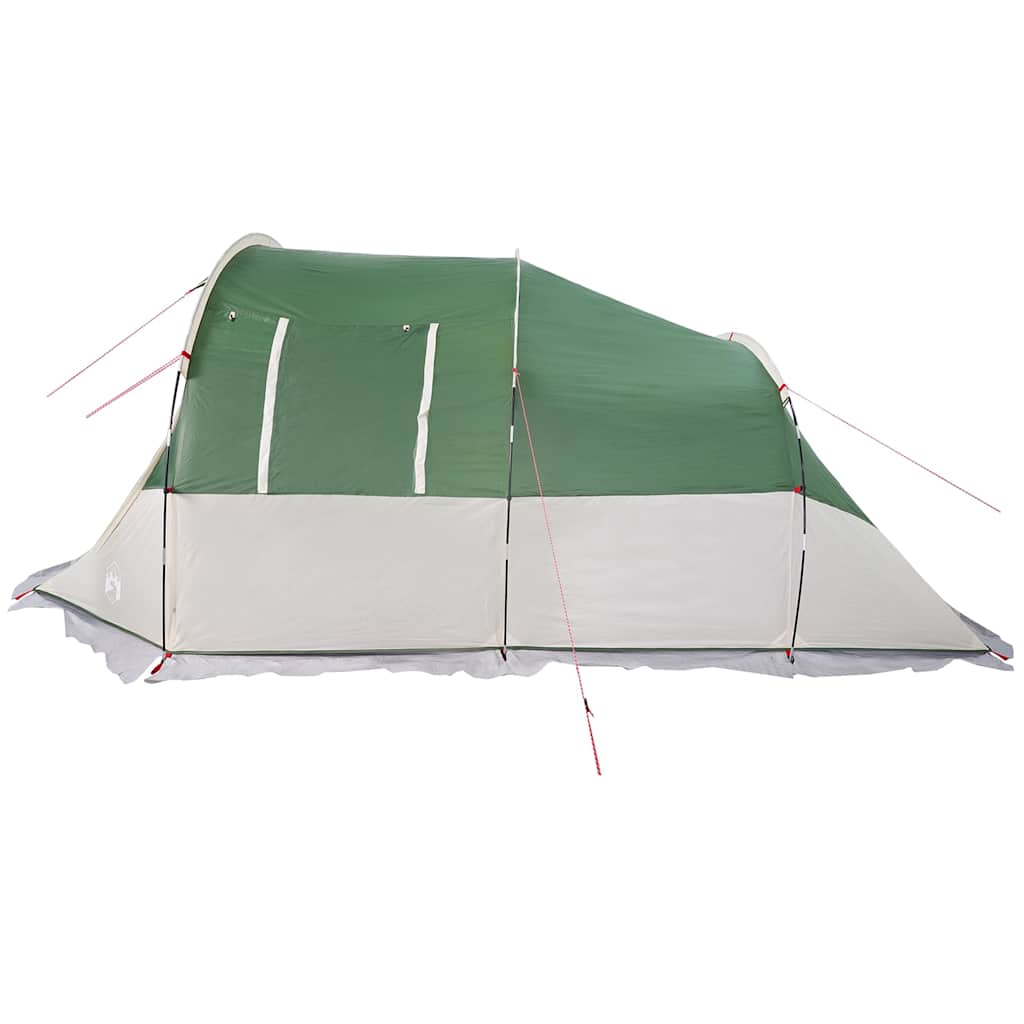vidaXL Camping Tent Tunnel 4-Person Green Waterproof - 43366