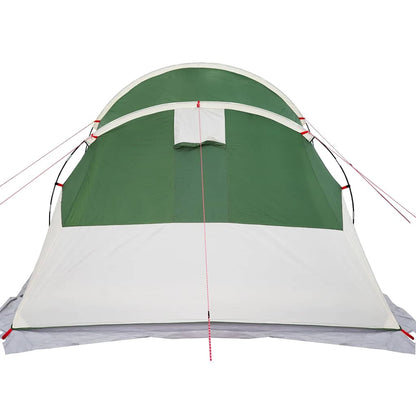 vidaXL Camping Tent Tunnel 4-Person Green Waterproof - 43366