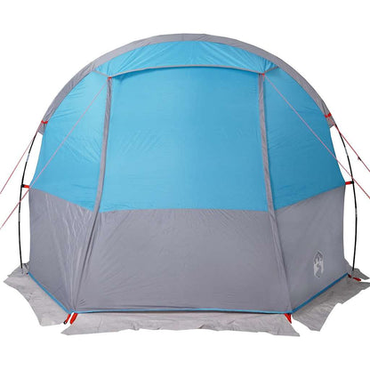 vidaXL Camping Tent Tunnel 4-Person Blue Waterproof - 43368