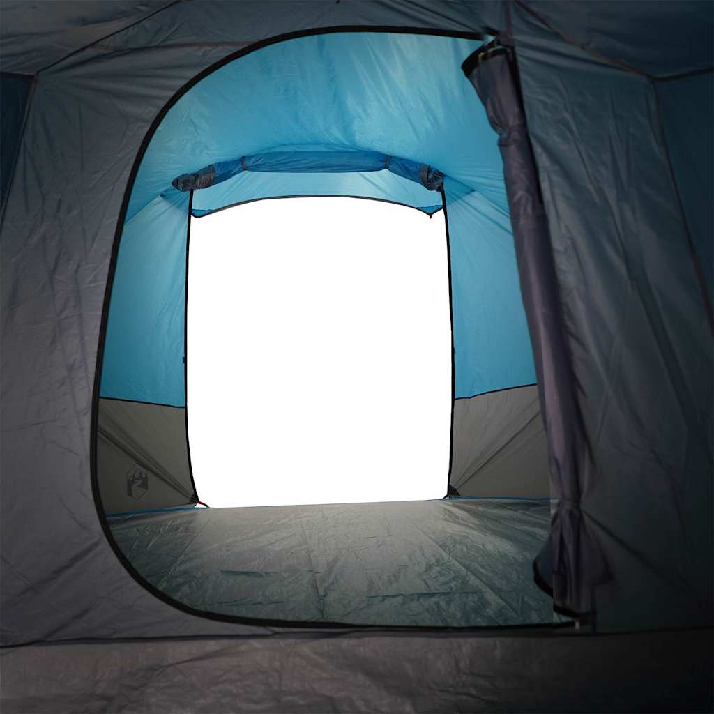 vidaXL Camping Tent Tunnel 4-Person Blue Waterproof - 43368