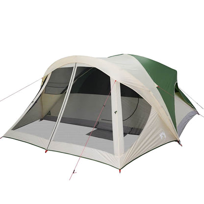 vidaXL Family Tent Cabin 6-Person Green Waterproof - 43374