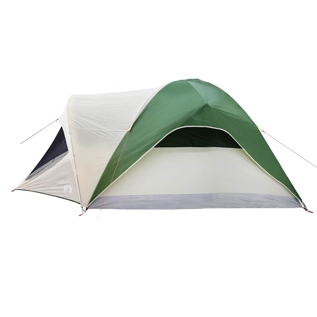 vidaXL Family Tent Cabin 6-Person Green Waterproof - 43374