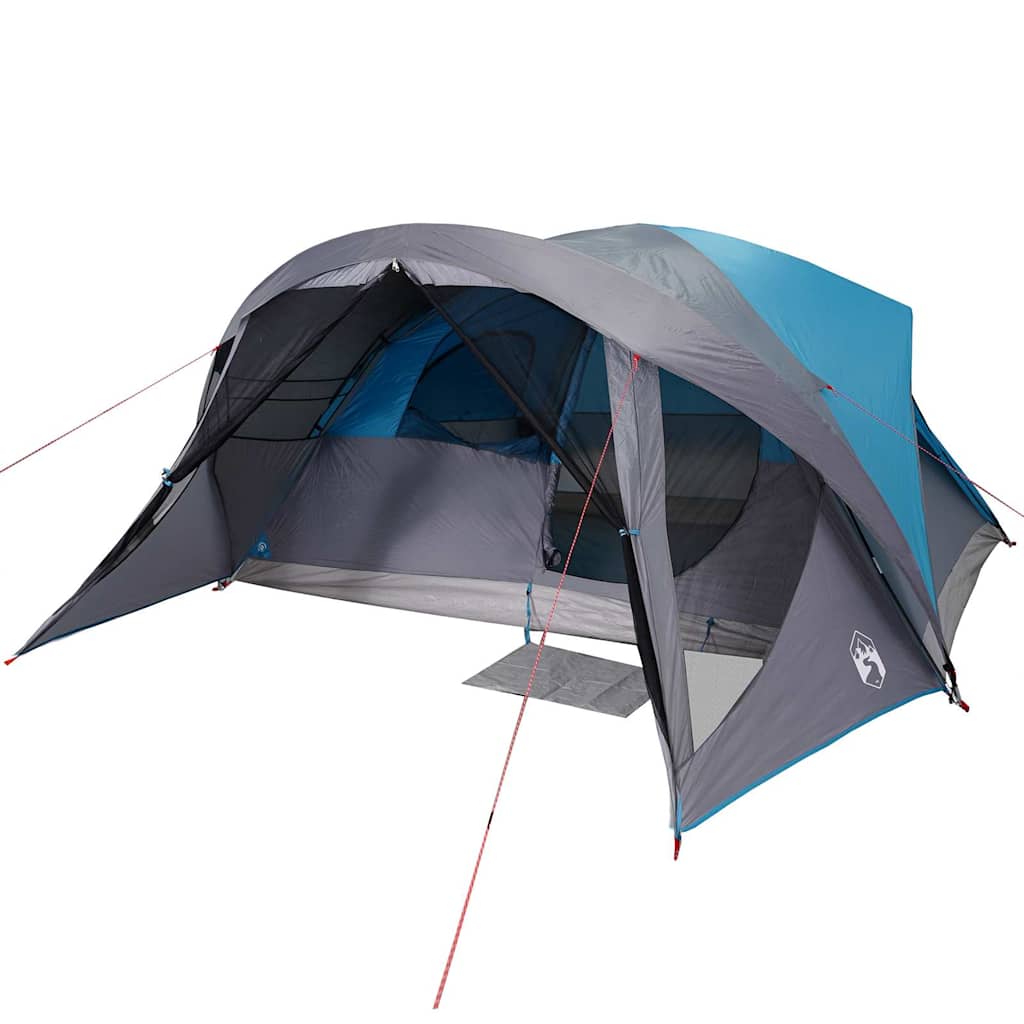 vidaXL Family Tent Cabin 6-Person Blue Waterproof - 43383