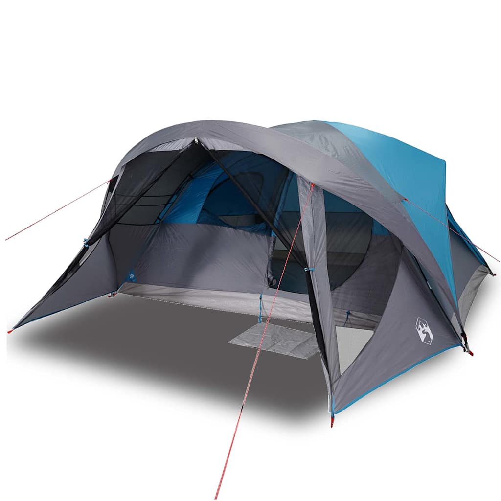vidaXL Family Tent Cabin 6-Person Blue Waterproof - 43383
