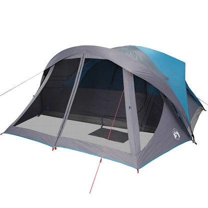 vidaXL Family Tent Cabin 6-Person Blue Waterproof - 43383