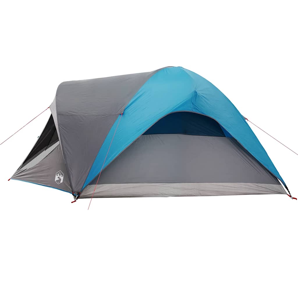 vidaXL Family Tent Cabin 6-Person Blue Waterproof - 43383