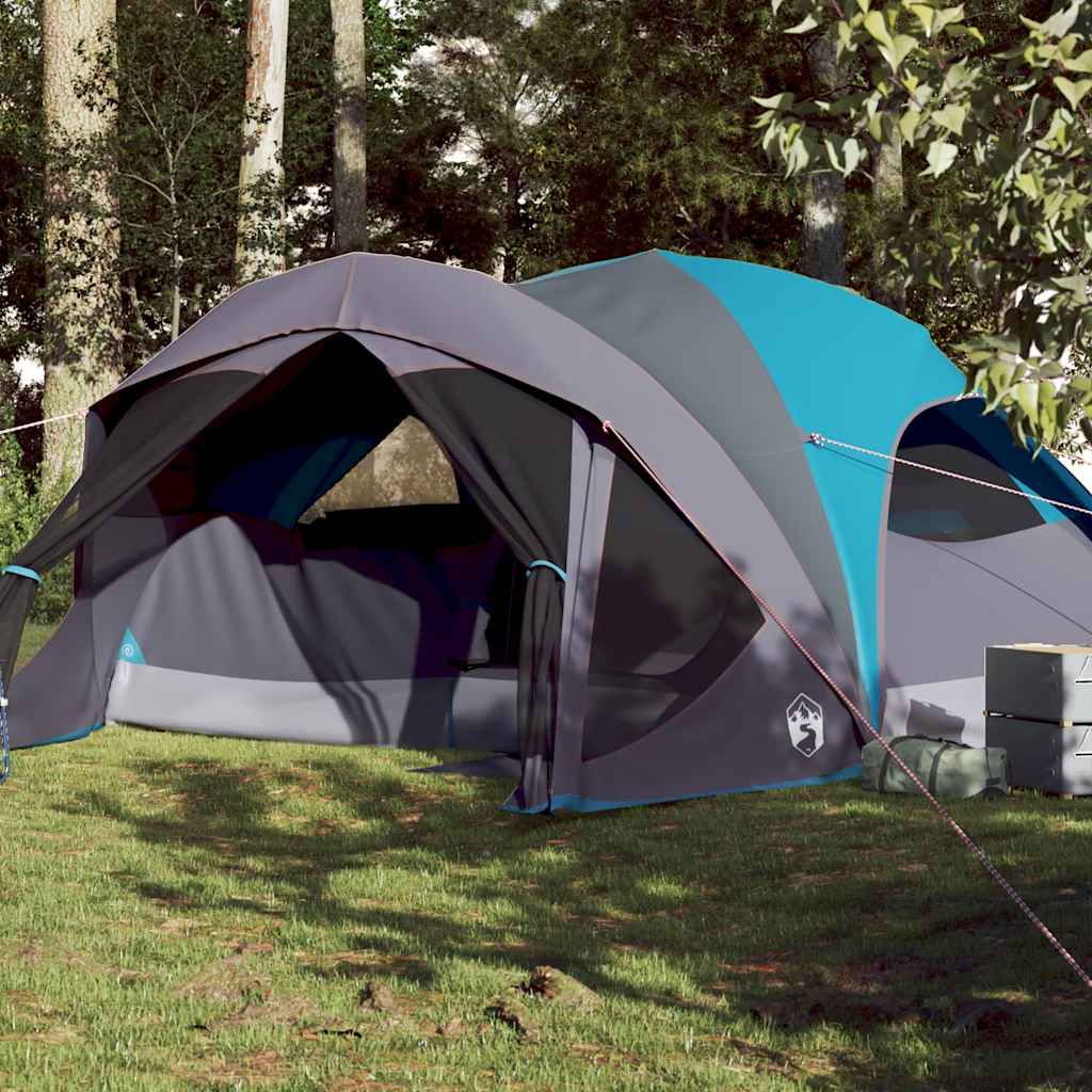 vidaXL Family Tent Cabin 6-Person Blue Waterproof - 43383