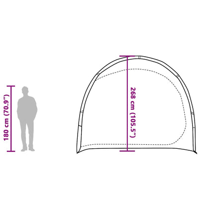 vidaXL Storage Tent Green Waterproof - 43397