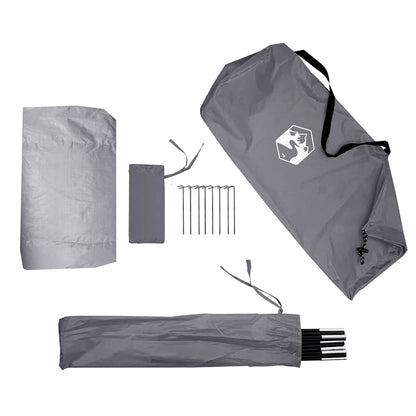 vidaXL Storage Tent Grey and Orange Waterproof