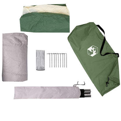 vidaXL Camping Tent Dome 2-Person Green Waterproof - 43412