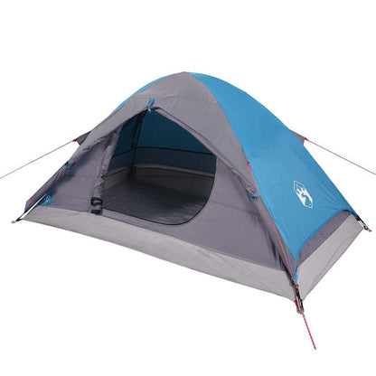 vidaXL Camping Tent Dome 2-Person Blue Waterproof - 43423