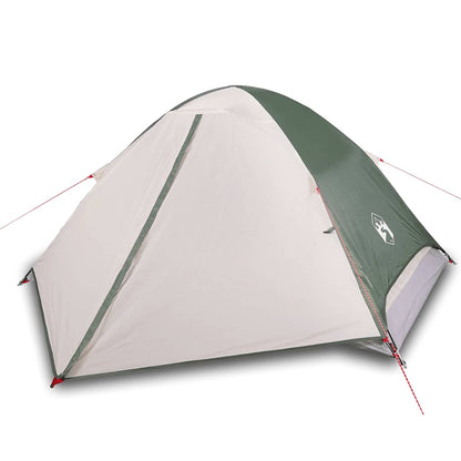 vidaXL Camping Tent Dome 4-Person Green Waterproof - 43438
