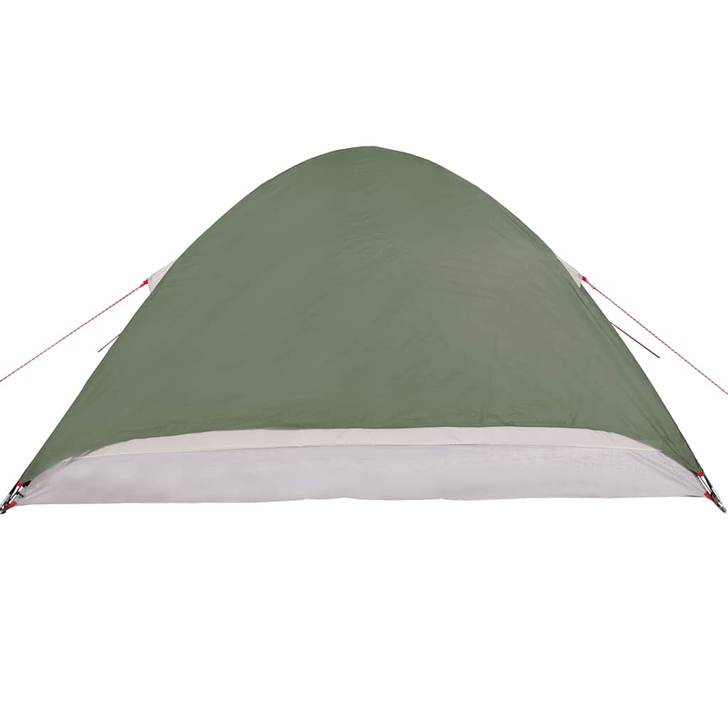vidaXL Camping Tent Dome 4-Person Green Waterproof - 43438
