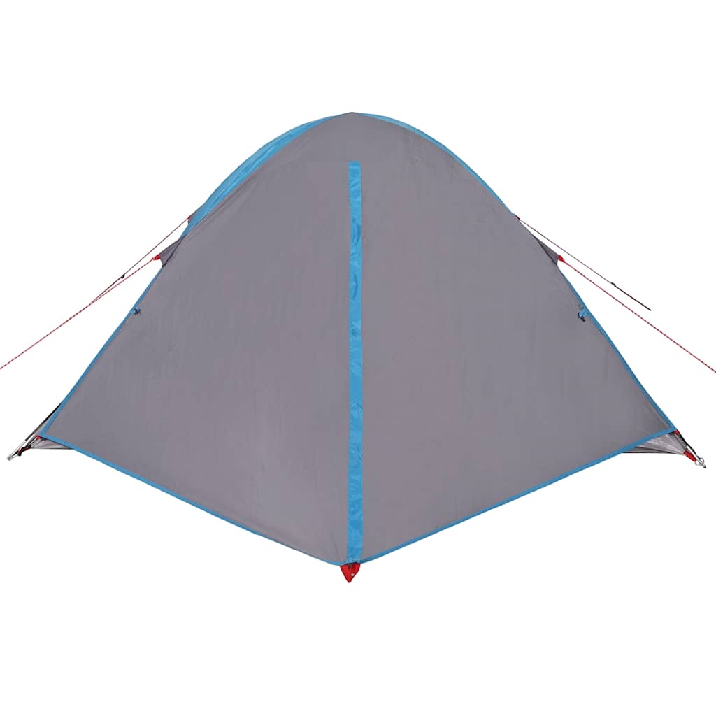 vidaXL Camping Tent Dome 4-Person Blue Waterproof - 43439