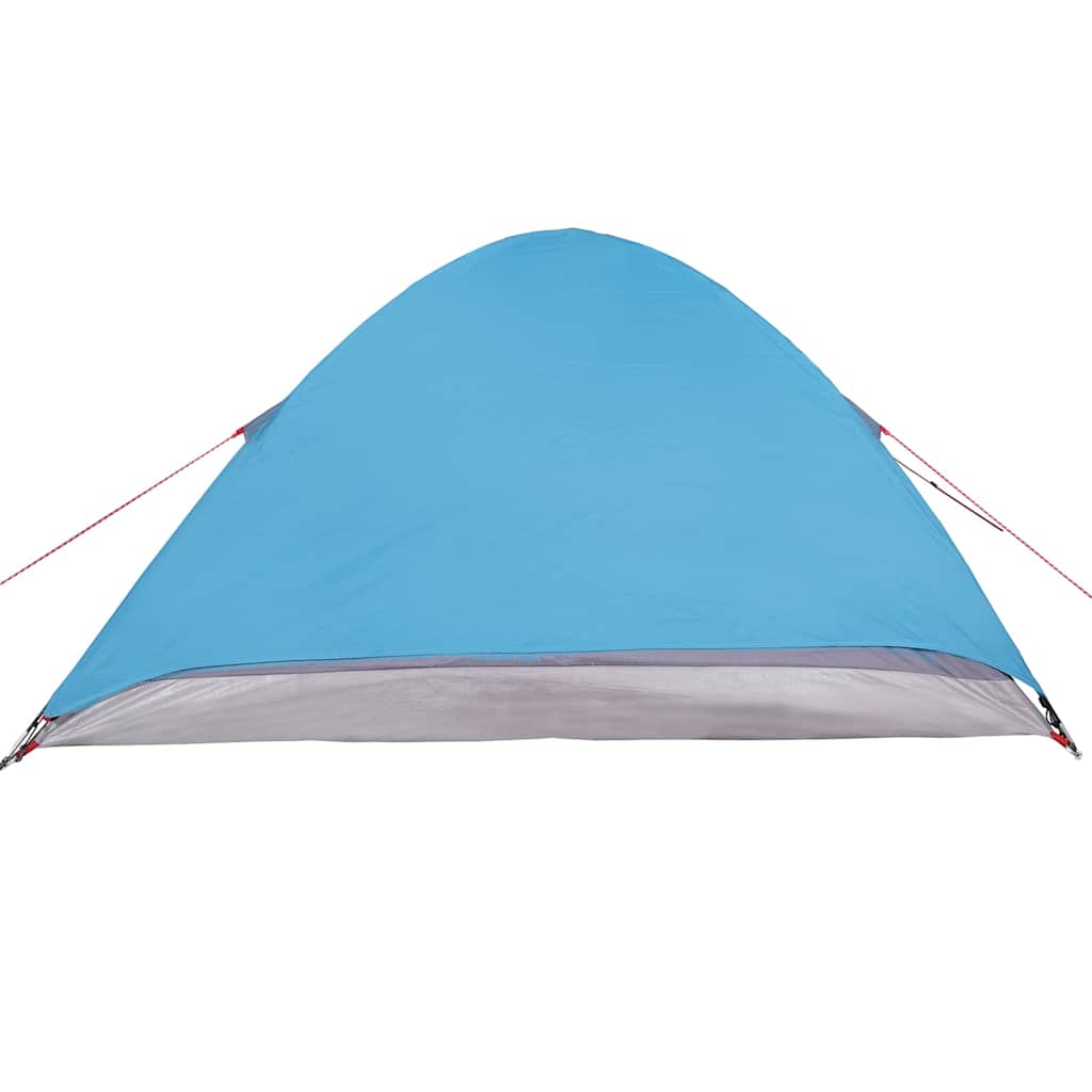 vidaXL Camping Tent Dome 4-Person Blue Waterproof - 43439