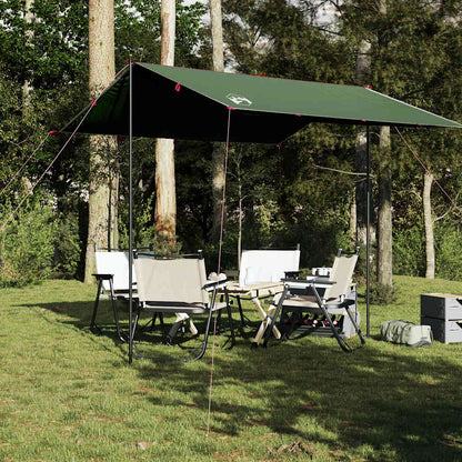 vidaXL Camping Tarp Green 300x294 cm Waterproof - 43469