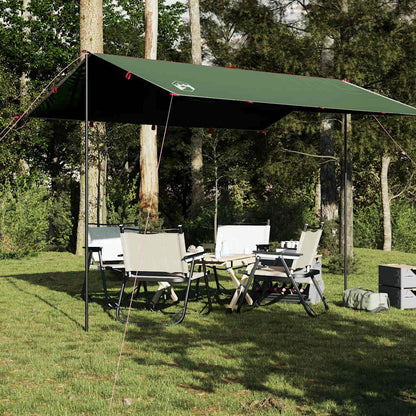 vidaXL Camping Tarp Green 360x294 cm Waterproof