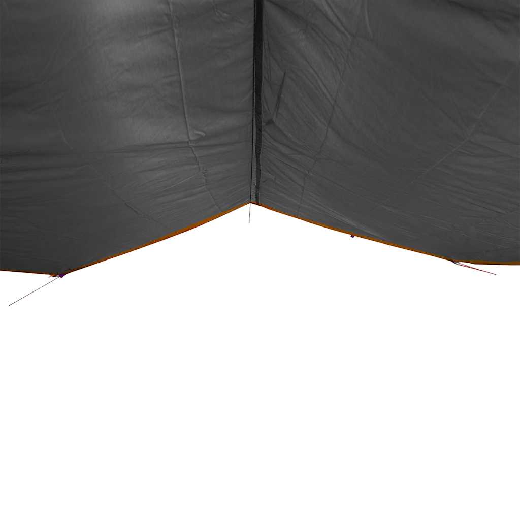 vidaXL Camping Tarp Grey and Orange 360x294 cm Waterproof