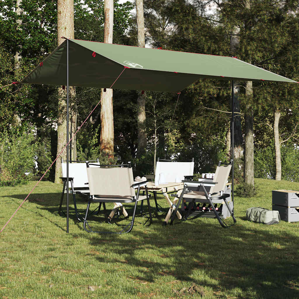 vidaXL Camping Tarp Green 360x294 cm Waterproof - 43487