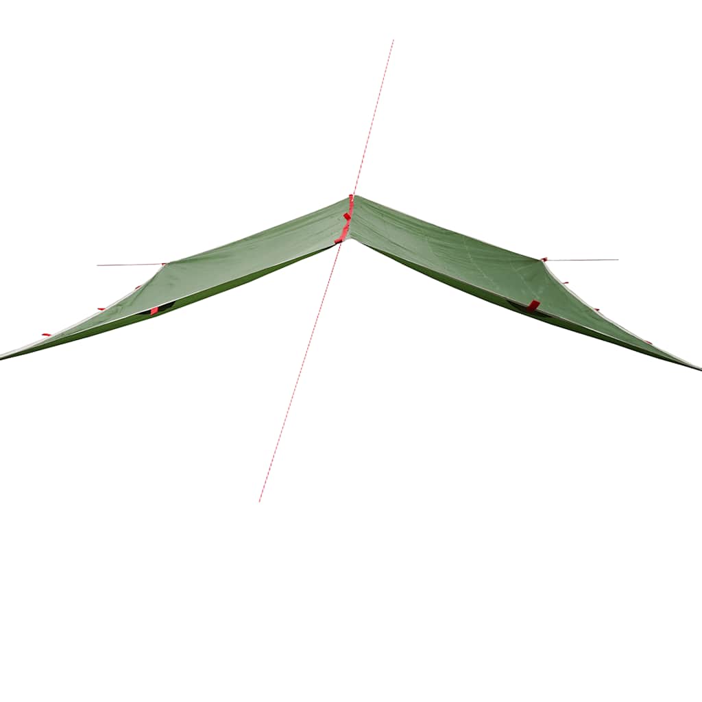 vidaXL Camping Tarp Green 360x294 cm Waterproof - 43487