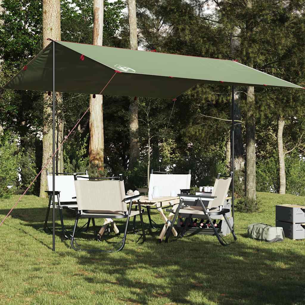 vidaXL Camping Tarp Green 360x294 cm Waterproof - 43487