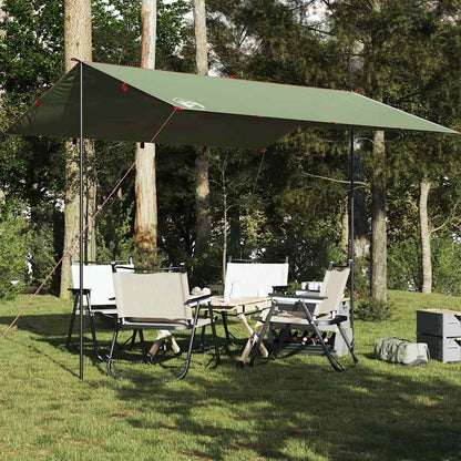 vidaXL Camping Tarp Green 360x294 cm Waterproof - 43487