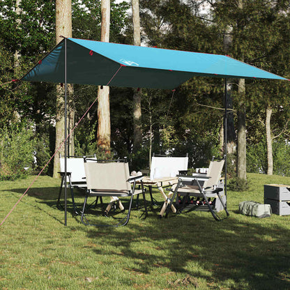vidaXL Camping Tarp Blue 360x294 cm Waterproof - 43490